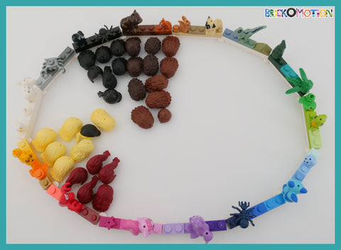 2012 LEGO Minidolls Hair Color Ellipse