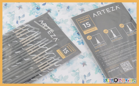 Arteza Premium Miniature Brushes