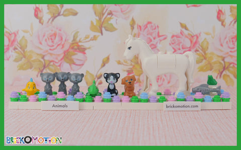 ﻿All animals from the 2014 Disney Princess sets