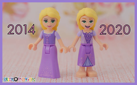 2014 and 2020 Rapunzel minidolls