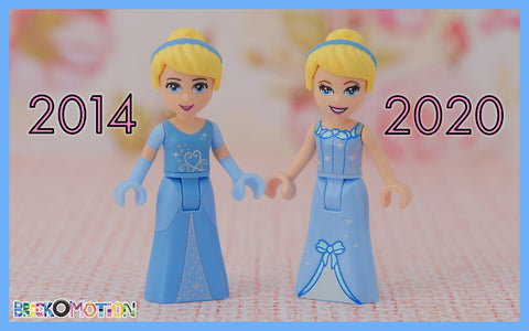 2014 and 2020 Cinderella minidolls