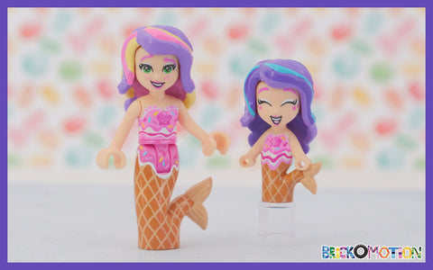 Mother and Daughter Ice Cream Princess Pop Star Mermaids