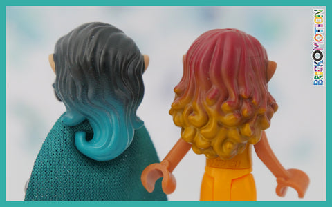 Gorgeous ombré hair colors from the LEGO Elves theme