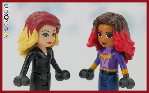 Black Widow and Gamora dollify in progress