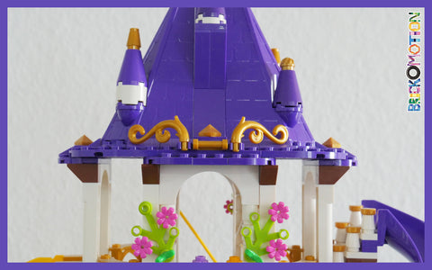 Unnecessary Golden Details on Rapunzel's Water Tower