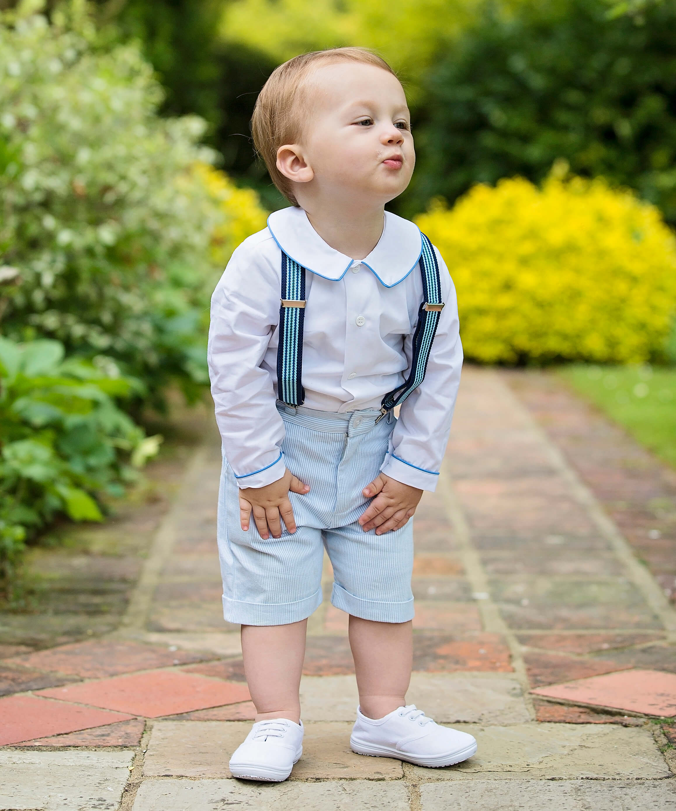 Baby boy hot sale shorts with braces