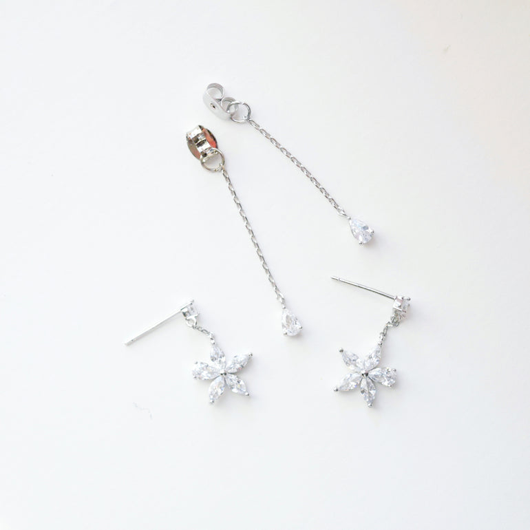 Silver Forget Me Not Earrings | Made in Korea | Dainty Jewellery ...