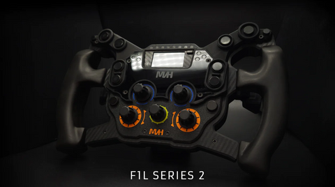 F1L Series 2 Steering wheel with molded grips