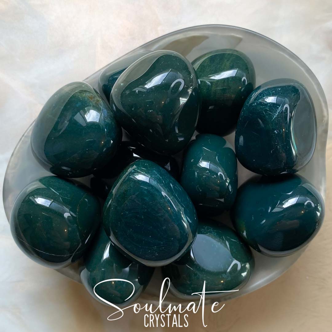 Green Snakeskin Jasper Crystal Tumbled Stone Polished Gemstone / Protection  Responsibility Letting Go Smooth Pebble Round Boulder Brazil -  Canada