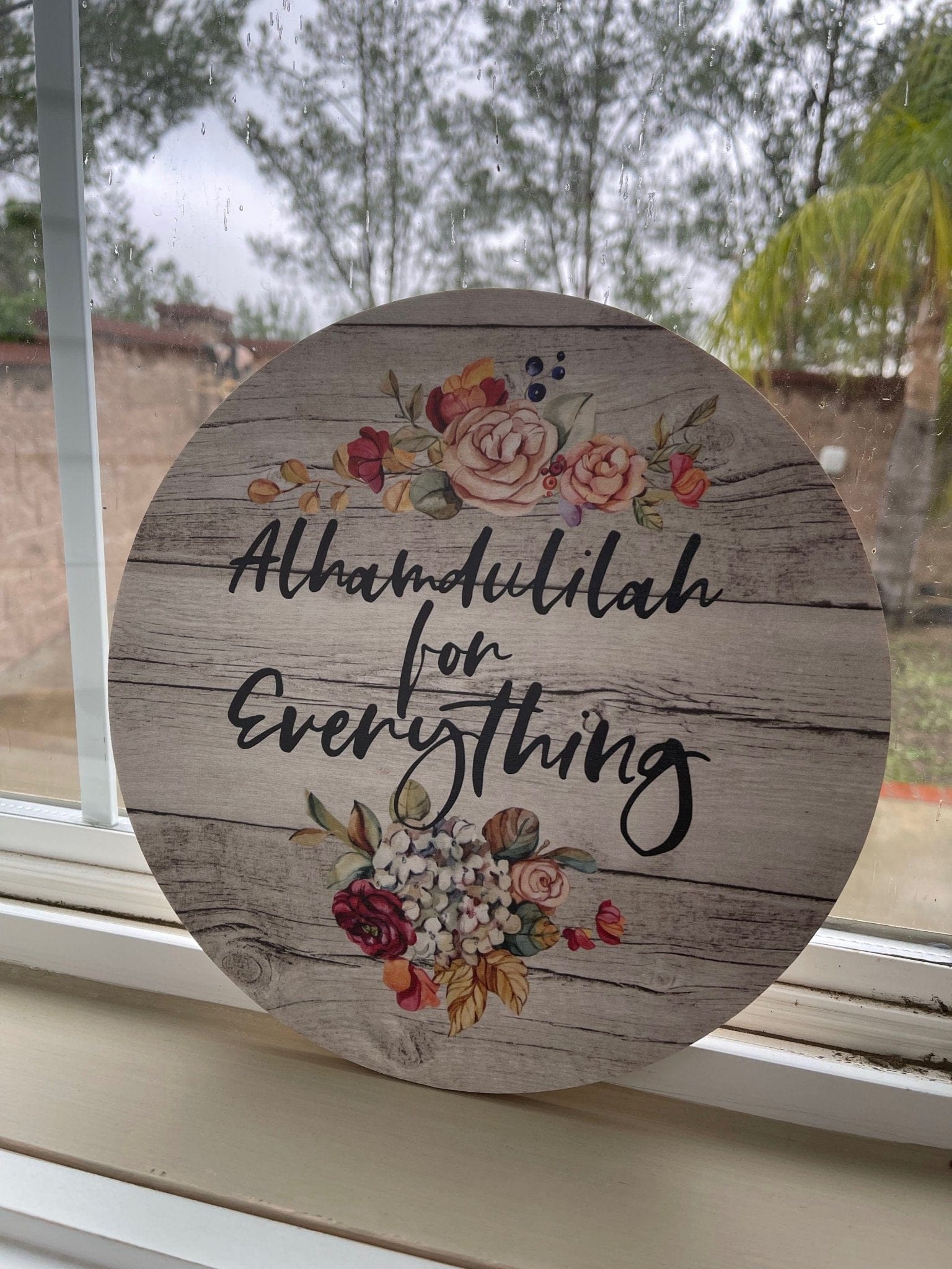 Alhamdulillah for everything wooden decor