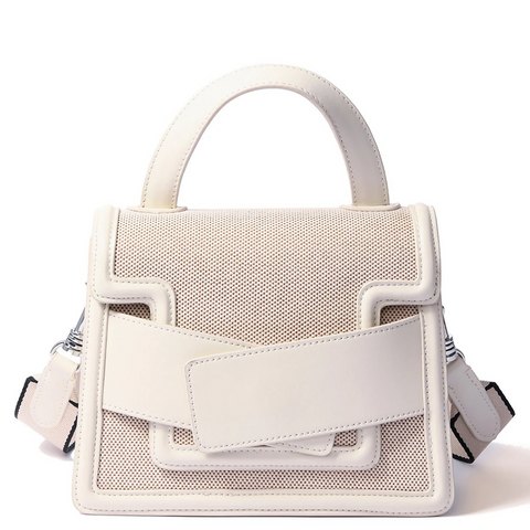 Evelyn bag in canvas and genuine leather from Bob Oré Blue Collection