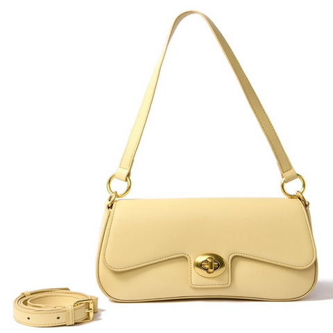 Product image Jacqueline Leather Bag, Yellow from Bob Oré Blue Collection