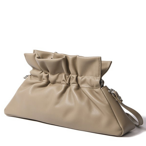 Mila Bag in smooth leather in coffee color from Bob Oré Blue Collection