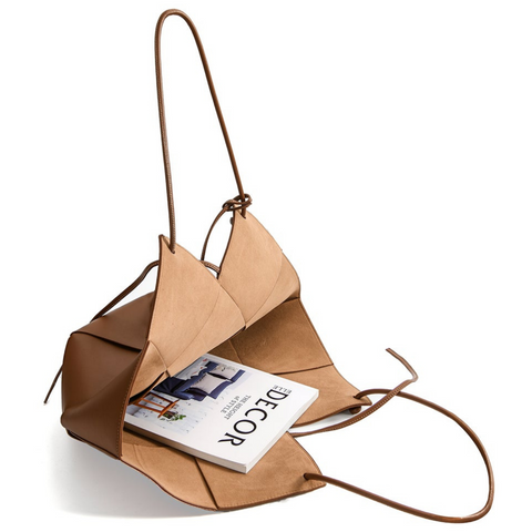 Product image of Taylor Contexture Leather Tote Bag in Brown from Bob Oré Blue Collection