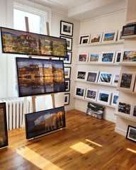 local Newfoundland photography in the Legend Tours' gallery in downtown St. John's