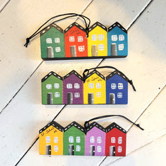 Hand-Painted Rowhouse Decorations