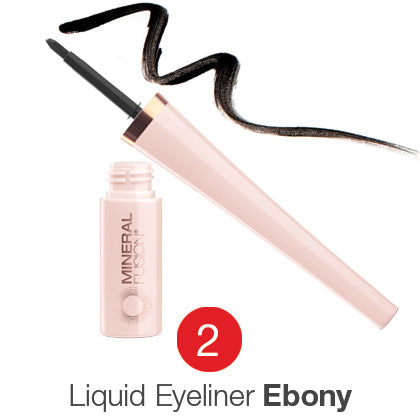 Mineral Fusion Liquid Eyeliner Ebony