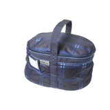 Chestnut Bay Quilted Lined Helmet Bag, Bluenote Plaid - ReRide Consignment 