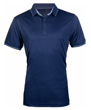 SALE - HKM Classico Men's Polo Shirt, Deep Blue | ReRide Tack