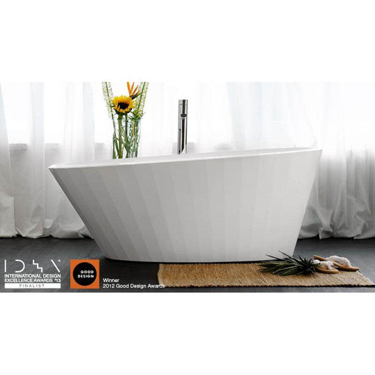 Coastal™ Serin™ 68 x 31-Inch Freestanding Bathtub Center Drain With  Integrated Overflow