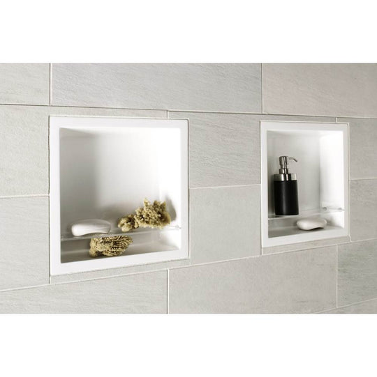 Soap dish - Wall mounted - White bone china and Brass - Model TB36 -  BATHROOM - VillaHus