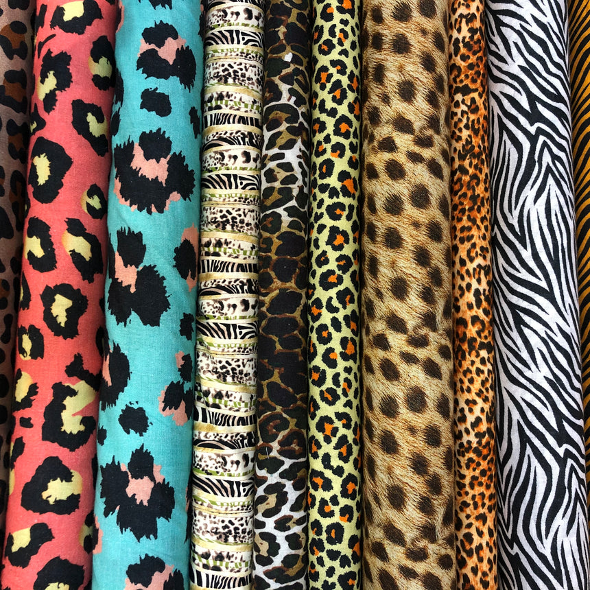 100% Quilting Cottons - Animal Prints – Affordable Textiles