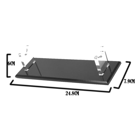 Lot de 2 supports muraux en acrylique pour sabre laser Transparent :  : Sports et Loisirs