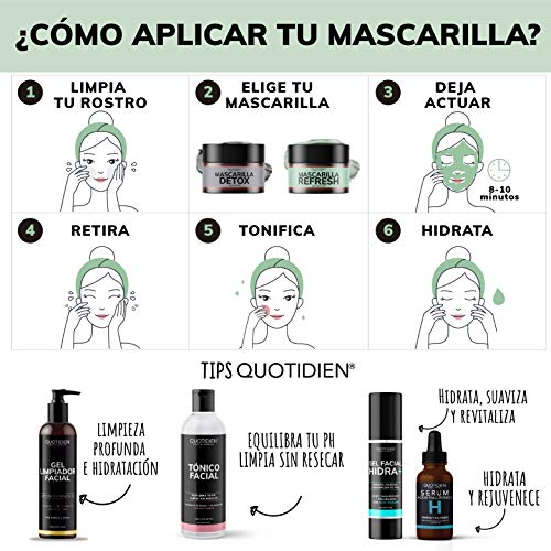 Mascarilla Facial Refrescante - Arcillas Puras (Kaolín y Bentonita) + Aloe Vera + Xilitol - 93% Ingredientes Naturales (Mayoreo)