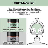 Mascarilla Facial Refrescante - Arcillas Puras (Kaolín y Bentonita) + Aloe Vera + Xilitol - 93% Ingredientes Naturales (Mayoreo)