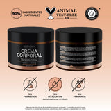 Crema Corporal Humectante con Manteca de Karite + Vitamina E + Vitamina B5 - 90% Ingredientes Naturales - 450g (Mayoreo)