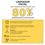 Gel Limpiador Facial con Vitamina C + Vitamina E + Aloe Vera - 80% Ingredientes Naturales - 235ml (Mayoreo)