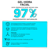 Gel Facial Hidratante Con Ácido Hialurónico + Niacinamida - 97% Ingredientes Naturales - Para Todo Tipo de Piel -50ml (Mayoreo)
