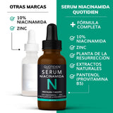 Serum Niacinamida 10% + Zinc + Planta de la Resurrección- 88% Ingredientes Naturales - Para Todo Tipo de Piel - 30ml (Mayoreo)