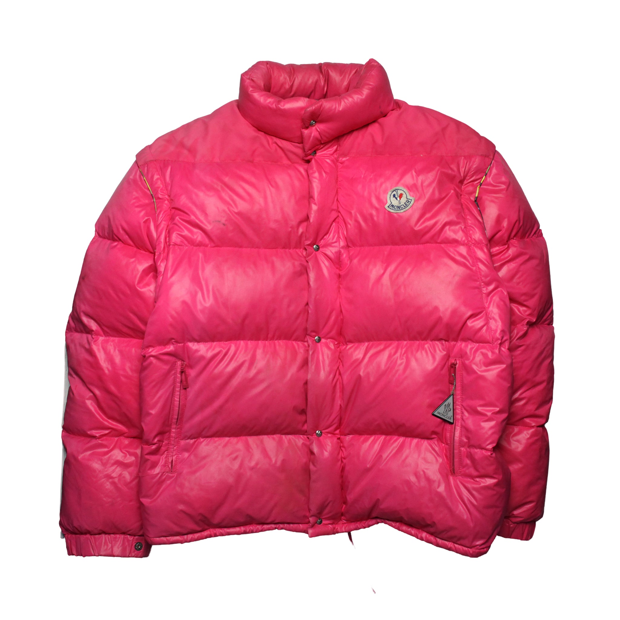 MONCLER GRENOBLE PINK DOWN JACKET CIRCA 