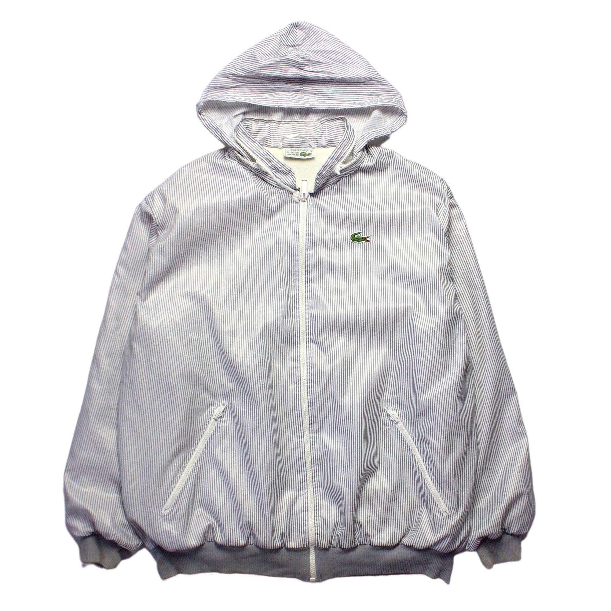 lacoste windbreaker white