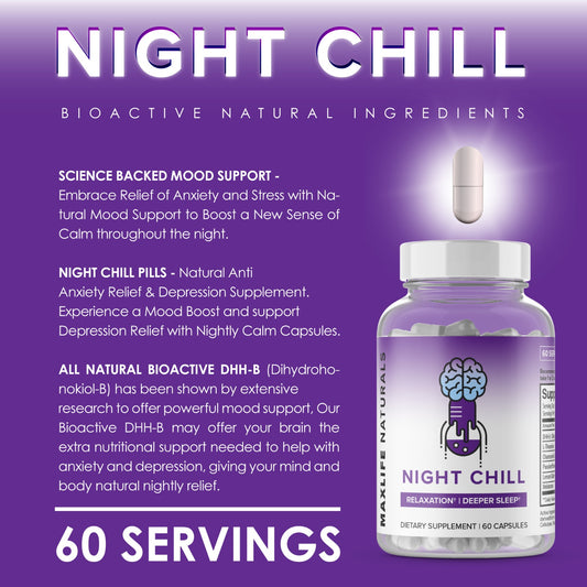 Day Chill™ Natural Stress and Anxiety Relief Supplement – MaxLife