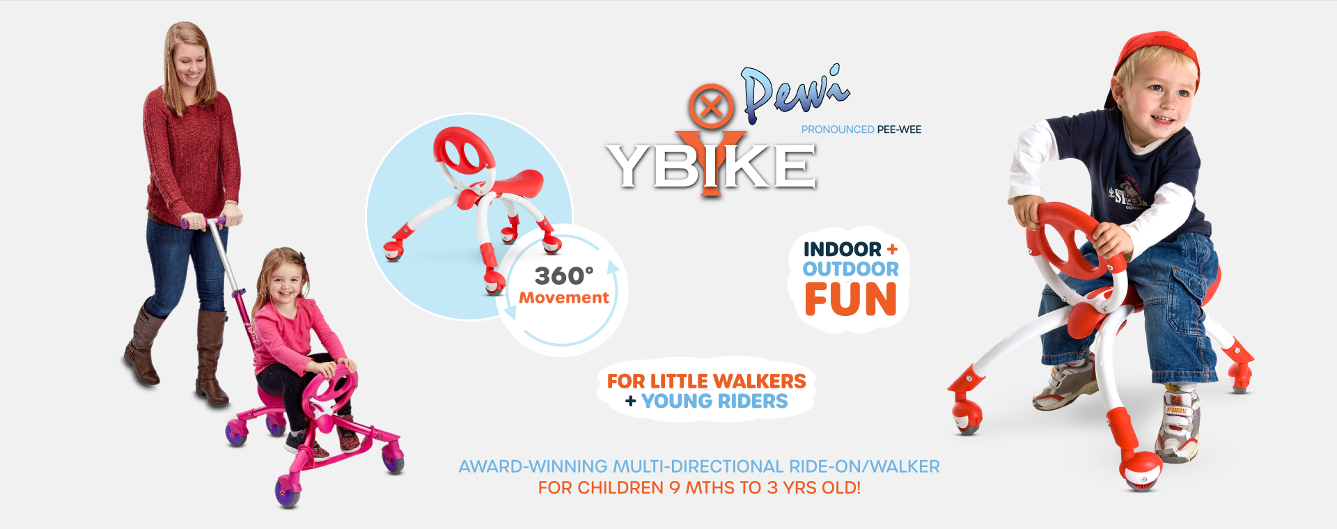 YBIKE ride on/walker toy