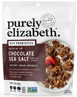 Chocolate Sea Salt Probiotic Ancient Grain Granola - purelyelizabeth - Ancient Grain Granola