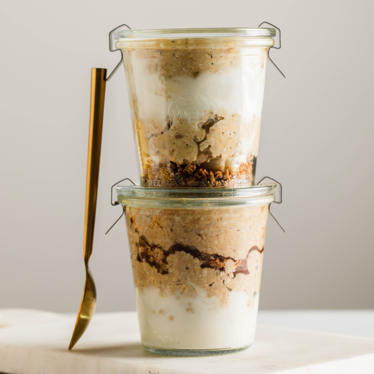 Easy Overnight Oat Jars Two Ways