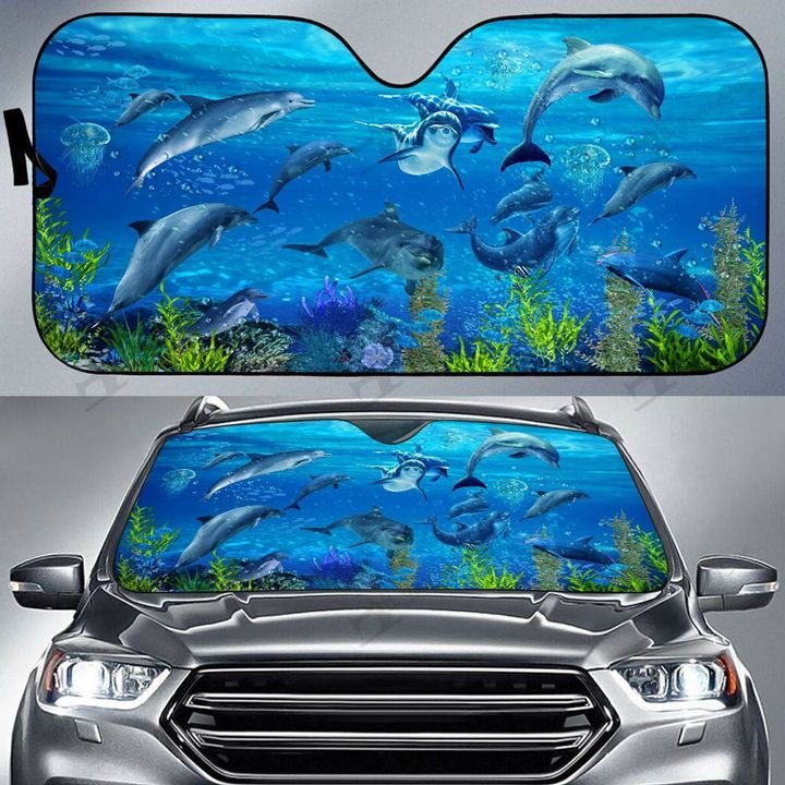 Dolphin Auto Sun Shade Car Windshield Window Cover Sunshade | shoes