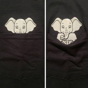 Elephant Pocket T-Shirt Custom T Shirts Printing Elephant Pocket T-Shirt Custom T Shirts Printing - Vegamart.com