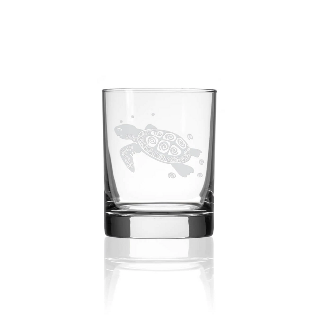 Fish Glass Double Old-Fashioned Glass