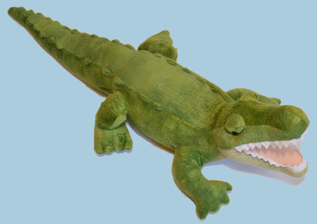 large alligator stuffed animal