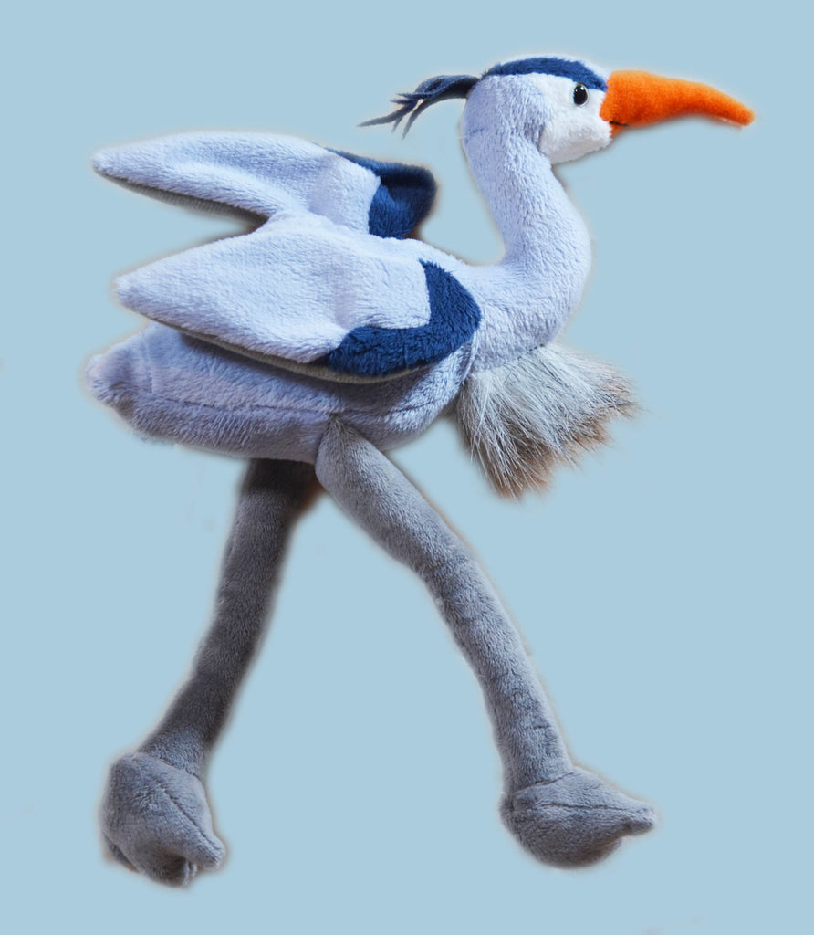 stuffed heron