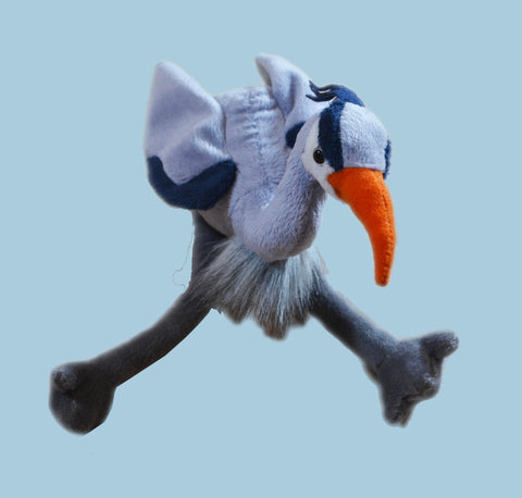 stuffed heron