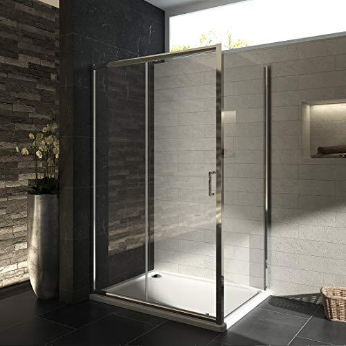 1200 X 760 Mm Sliding Shower Enclosure 6mm Tempered Glass Bathroom Sli