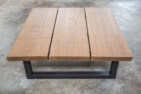 mesa-de-tablones-de-madera- a medida greenwoods.cl