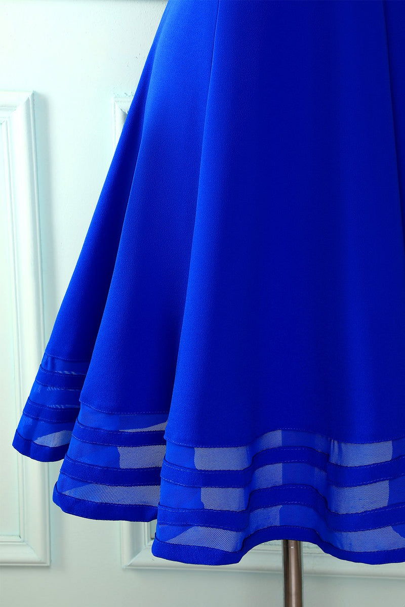 Load image into Gallery viewer, Solid Royal Blue Dress
