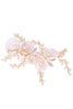Load image into Gallery viewer, Golden Flower Bridal Comb