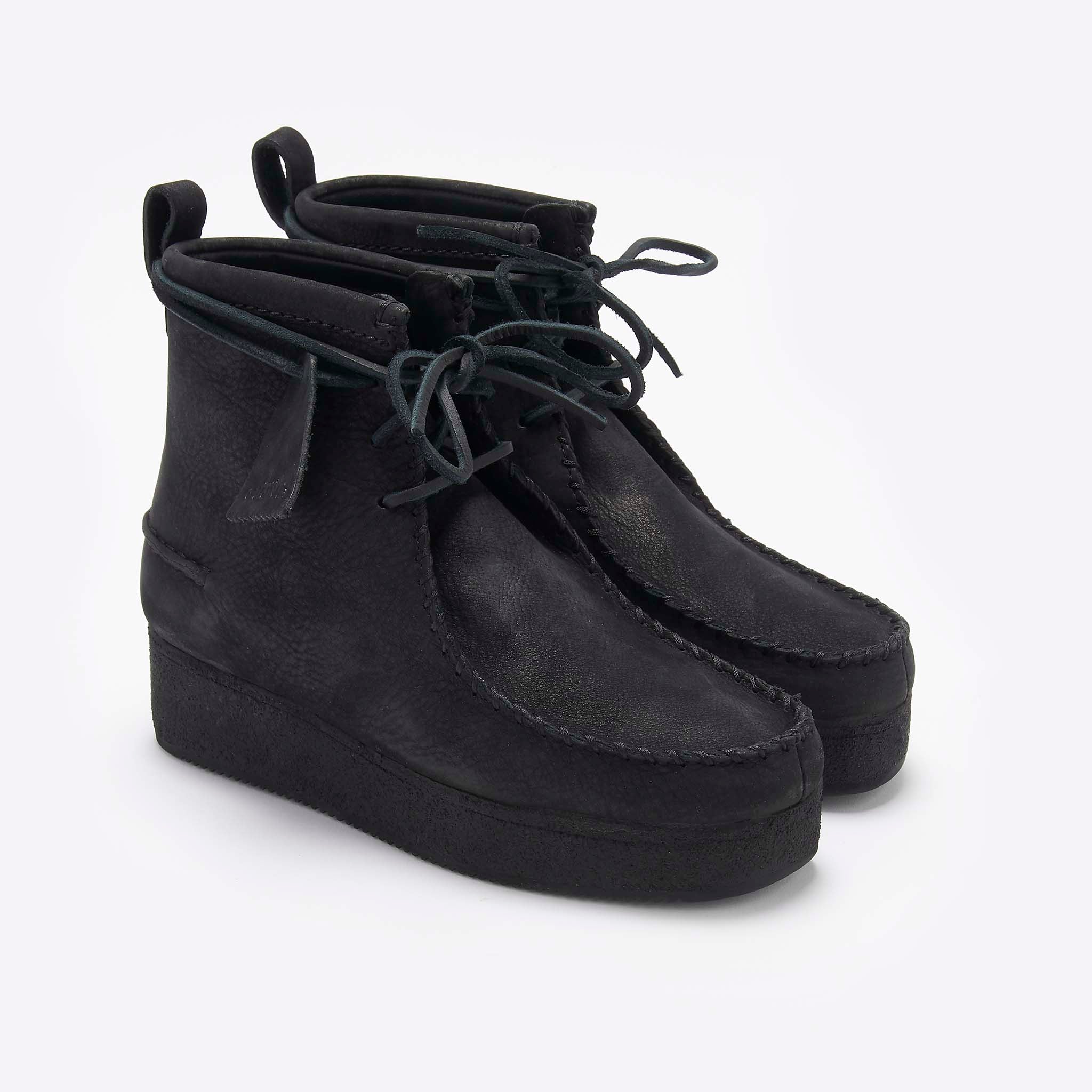 clarks wallabee craft black